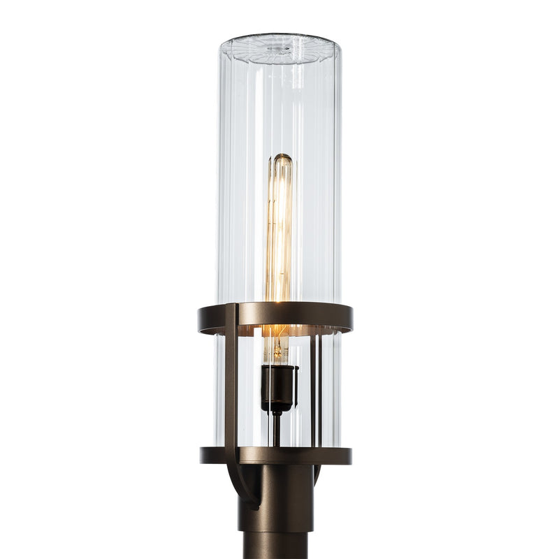 Hubbardton Forge 342025-SKT-75-ZM0745 One Light Outdoor Post Mount, Coastal Bronze