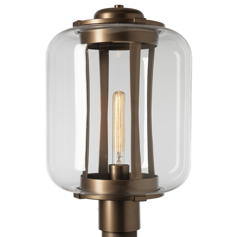 Hubbardton Forge 342554-SKT-75-ZM0746 One Light Outdoor Post Mount, Coastal Bronze