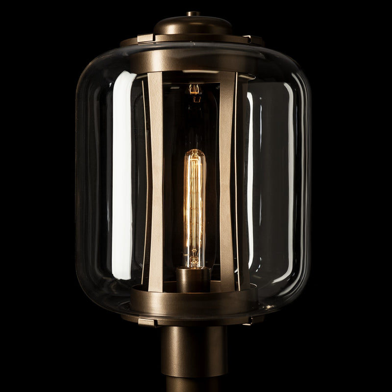 Hubbardton Forge 342554-SKT-75-ZM0746 One Light Outdoor Post Mount, Coastal Bronze
