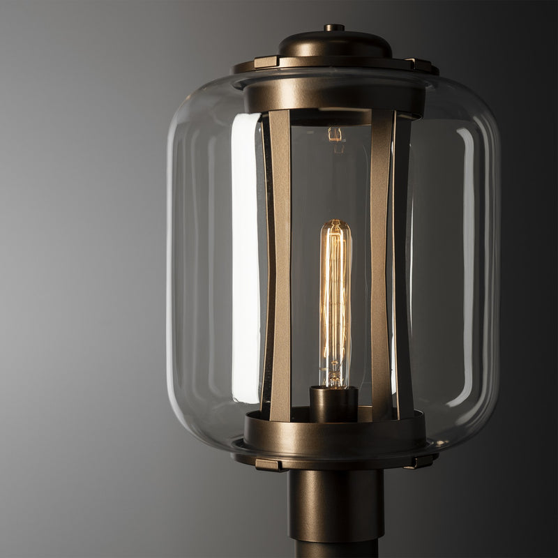Hubbardton Forge 342554-SKT-75-ZM0746 One Light Outdoor Post Mount, Coastal Bronze