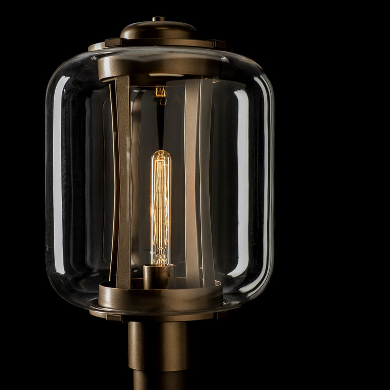 Hubbardton Forge 342554-SKT-75-ZM0746 One Light Outdoor Post Mount, Coastal Bronze
