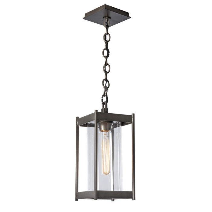 Hubbardton Forge 362021-SKT-80-ZM0730 One Light Outdoor Lantern, Coastal Black