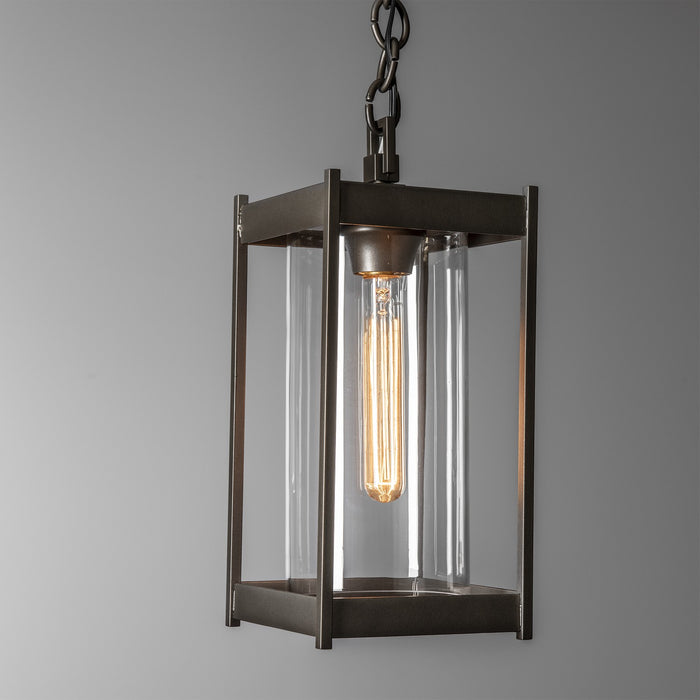 Hubbardton Forge 362021-SKT-80-ZM0730 One Light Outdoor Lantern, Coastal Black