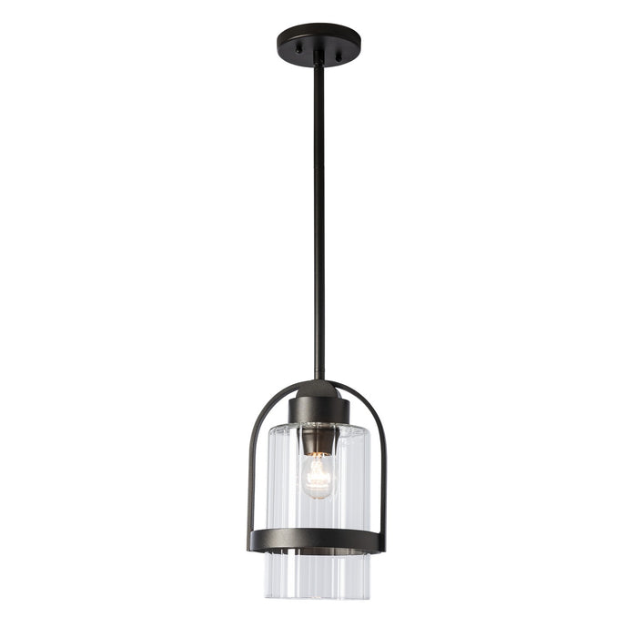 Hubbardton Forge 362555-SKT-MULT-14-ZM0744 One Light Outdoor Pendant, Coastal Oil Rubbed Bronze