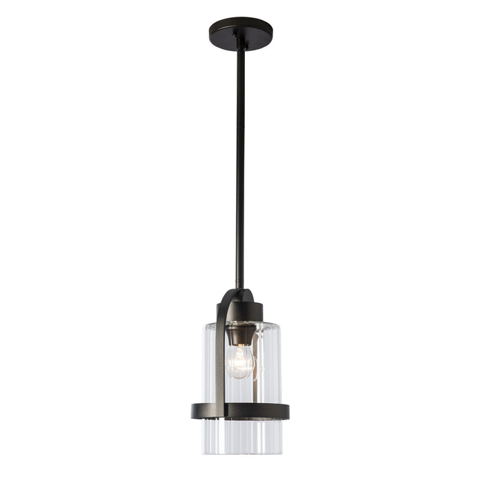 Hubbardton Forge 362555-SKT-MULT-14-ZM0744 One Light Outdoor Pendant, Coastal Oil Rubbed Bronze