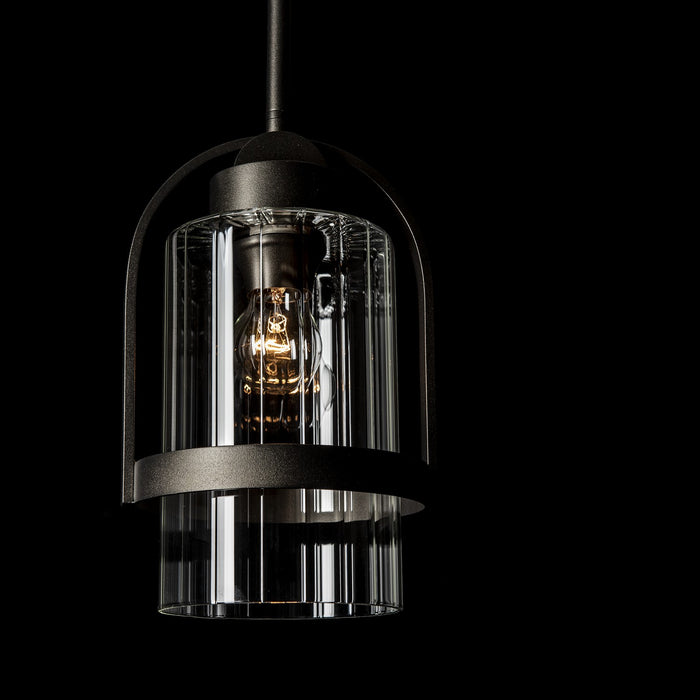 Hubbardton Forge 362555-SKT-MULT-14-ZM0744 One Light Outdoor Pendant, Coastal Oil Rubbed Bronze