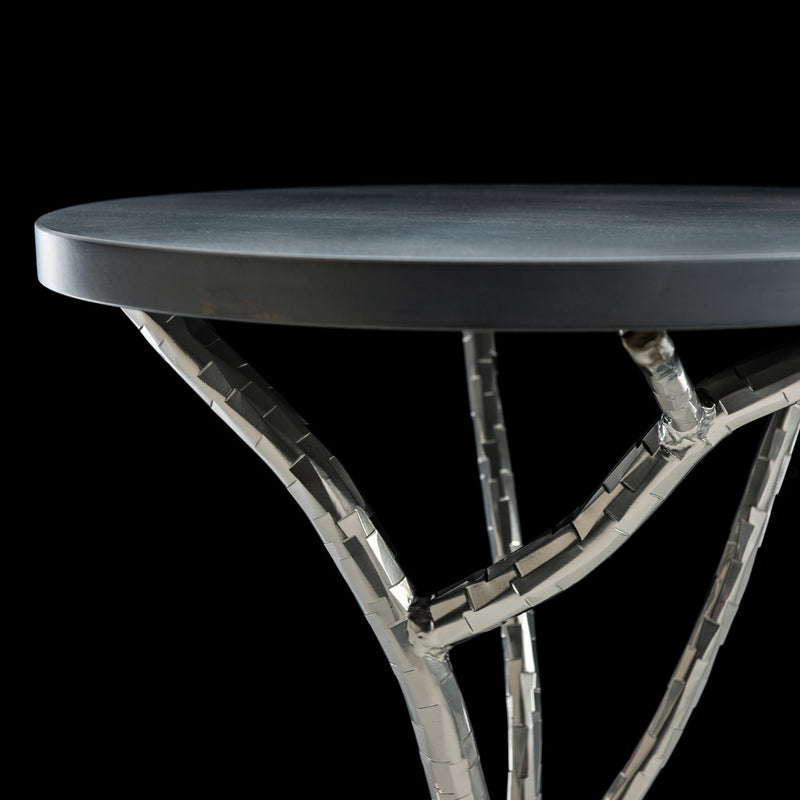 Hubbardton Forge 750111-85-M2 Accent Table, Sterling