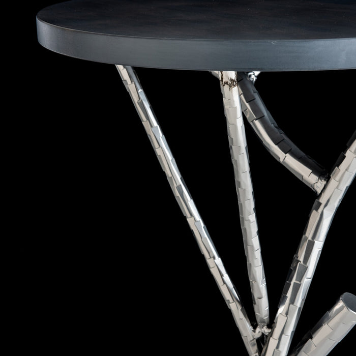 Hubbardton Forge 750111-85-M2 Accent Table, Sterling