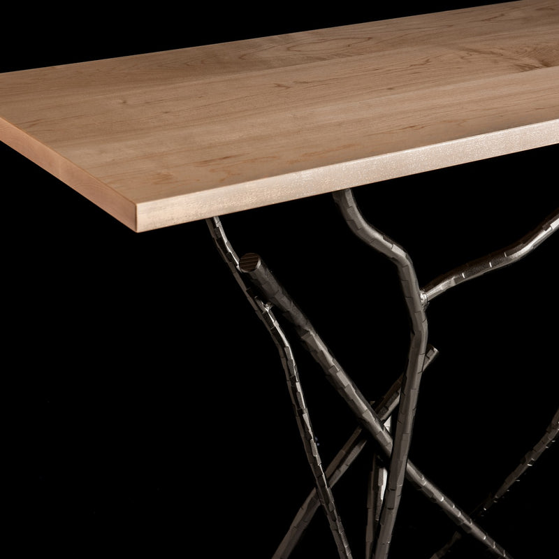 Hubbardton Forge 750113-07-M1 Console Table, Dark Smoke