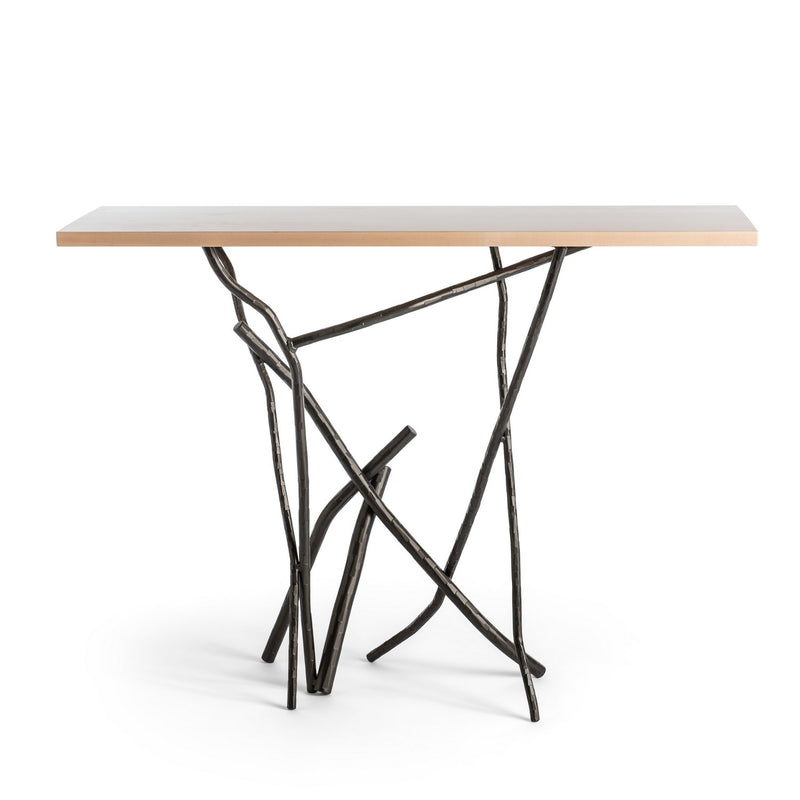 Hubbardton Forge 750113-07-M1 Console Table, Dark Smoke