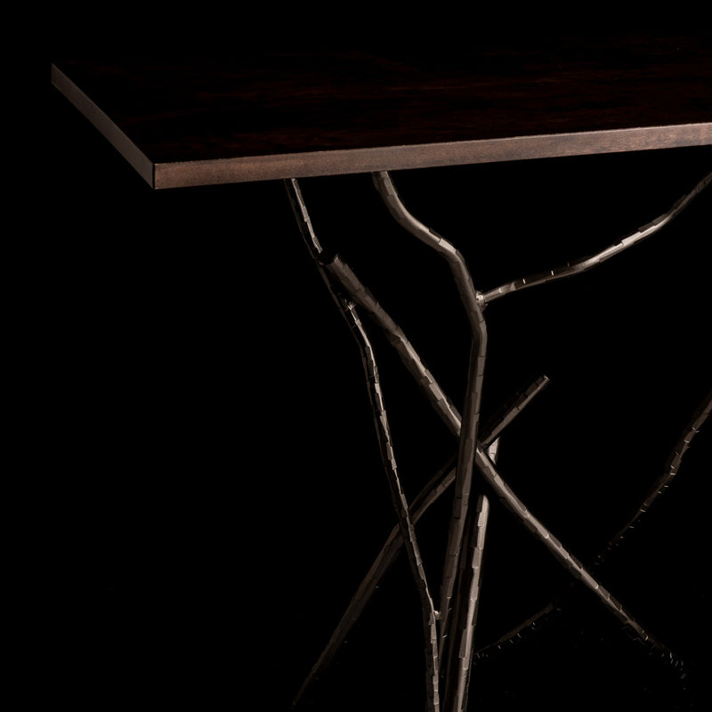 Hubbardton Forge 750113-07-M3 Console Table, Dark Smoke