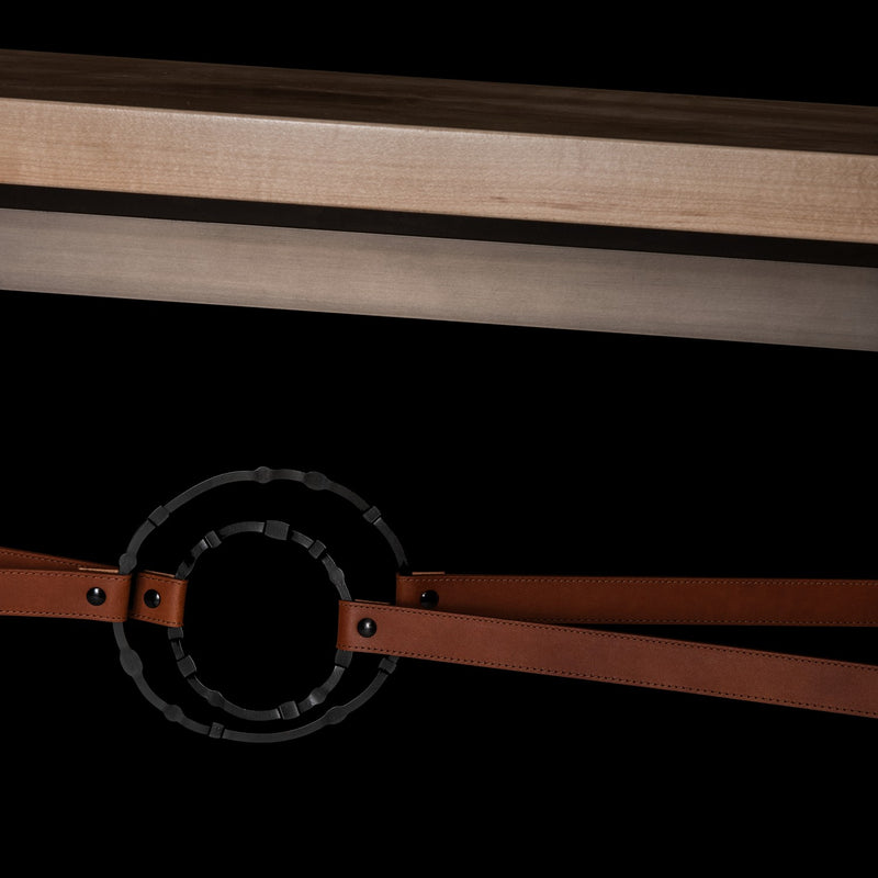 Hubbardton Forge 750120-07-07-LC-M1 Console Table, Dark Smoke