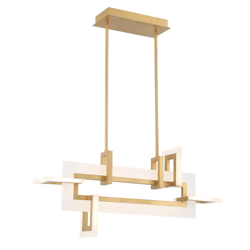 Eurofase 45718-014 LED Chandelier, Gold