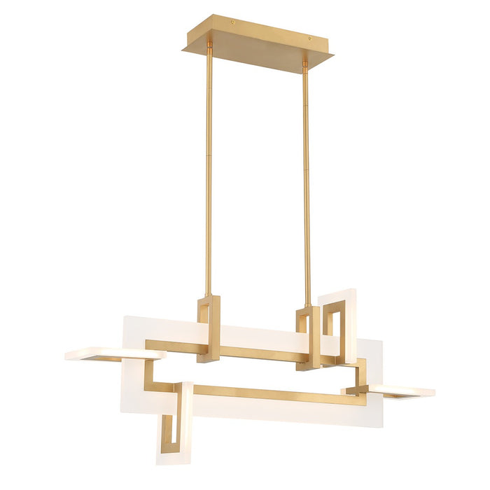 Eurofase 45718-014 LED Chandelier, Gold