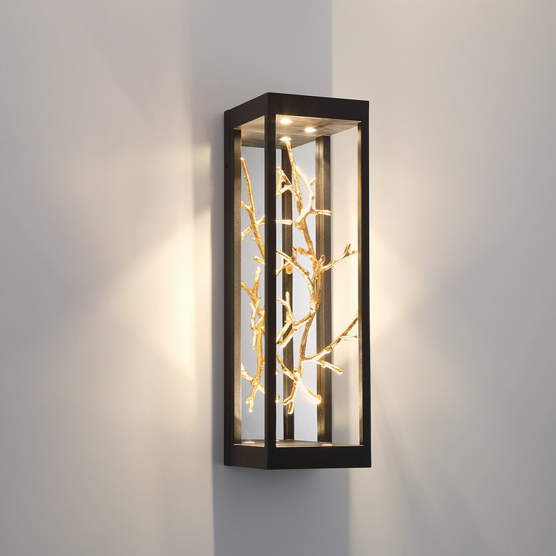 Eurofase 45699-016 LED Wall Sconce, Gold-Black