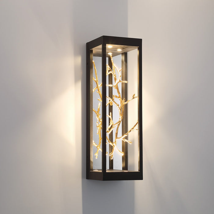 Eurofase 45699-016 LED Wall Sconce, Gold-Black