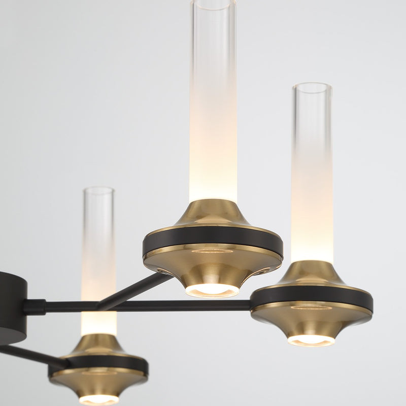 Eurofase 45712-012 LED Chandelier, Black