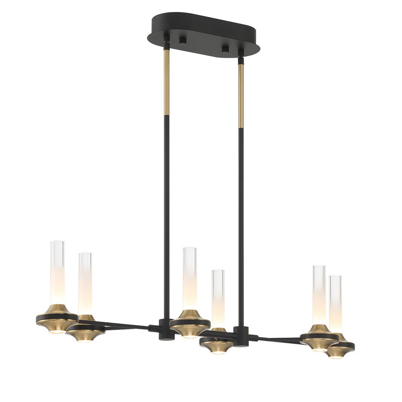 Eurofase 45713-019 LED Chandelier, Black