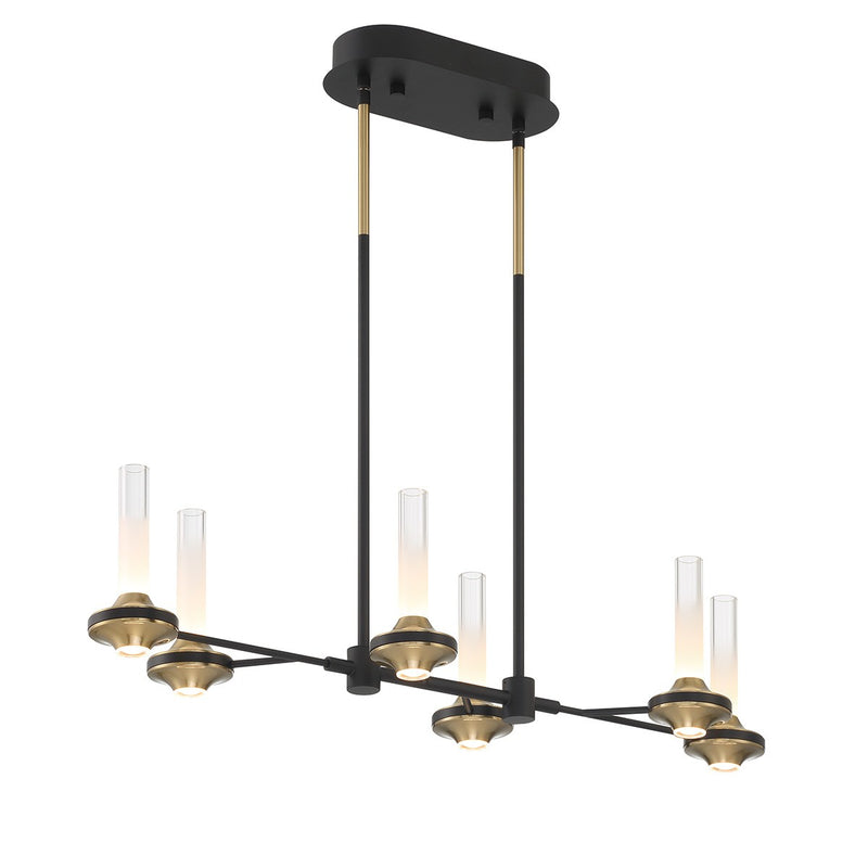 Eurofase 45713-019 LED Chandelier, Black