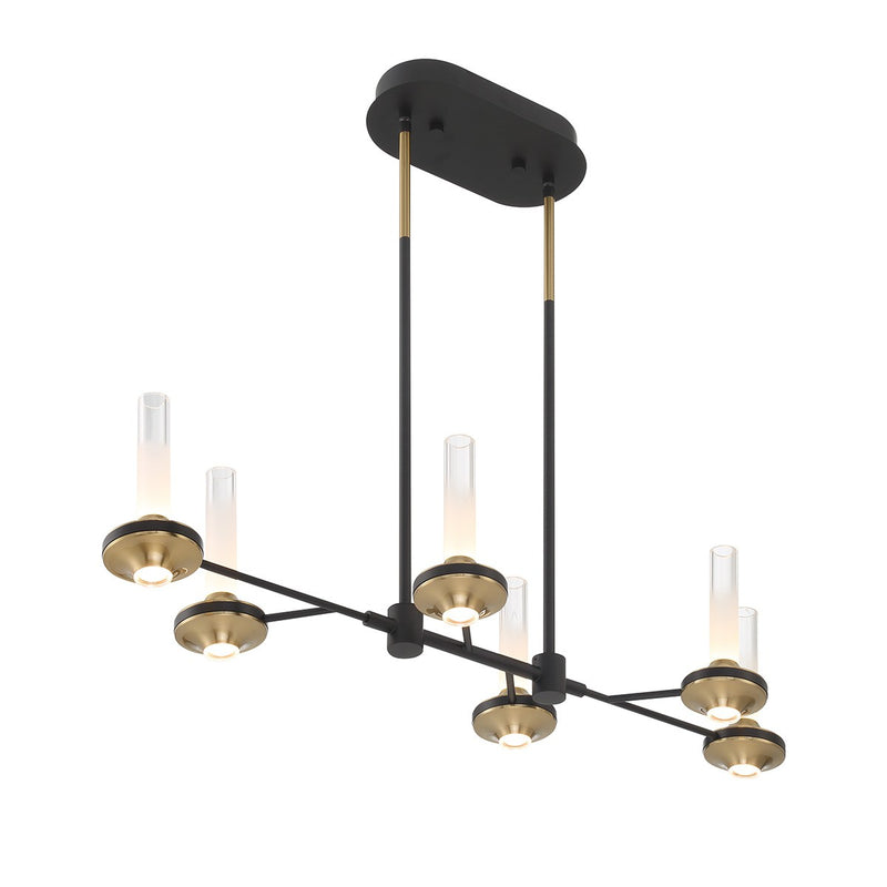 Eurofase 45713-019 LED Chandelier, Black