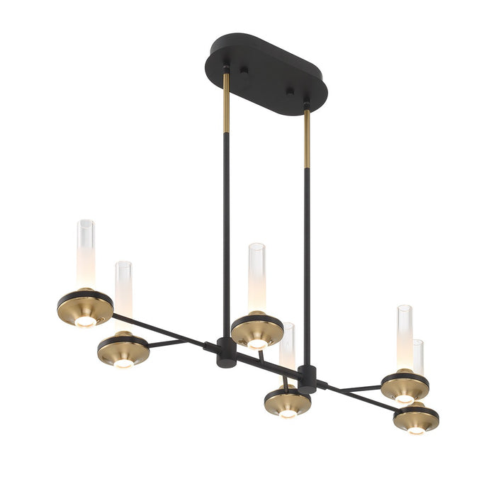 Eurofase 45713-019 LED Chandelier, Black