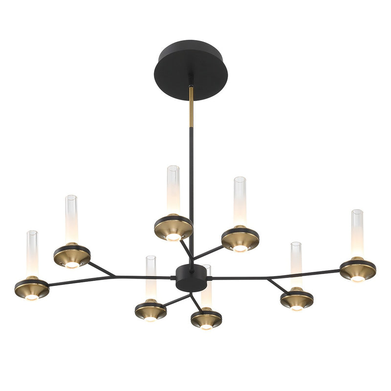 Eurofase 45714-016 LED Chandelier, Black