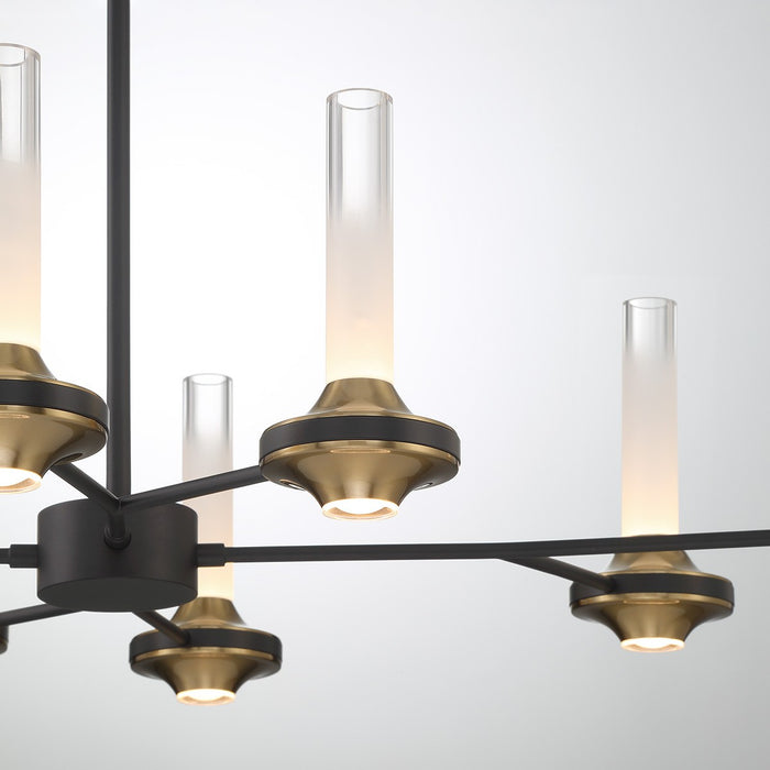 Eurofase 45714-016 LED Chandelier, Black