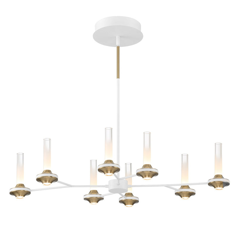 Eurofase 45714-023 LED Chandelier, White