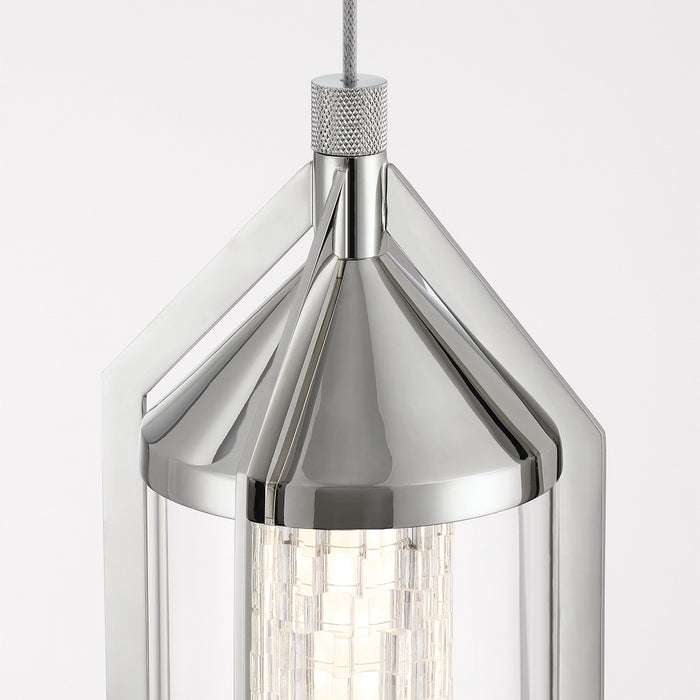 Eurofase 45716-010 LED Pendant, Polished Nickel