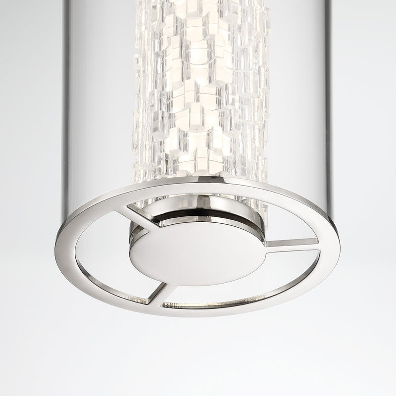 Eurofase 45716-010 LED Pendant, Polished Nickel