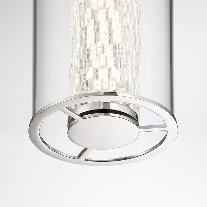 Eurofase 45716-010 LED Pendant, Polished Nickel