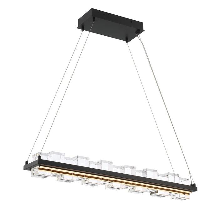 Eurofase 45717-017 LED Island Chandelier, Black