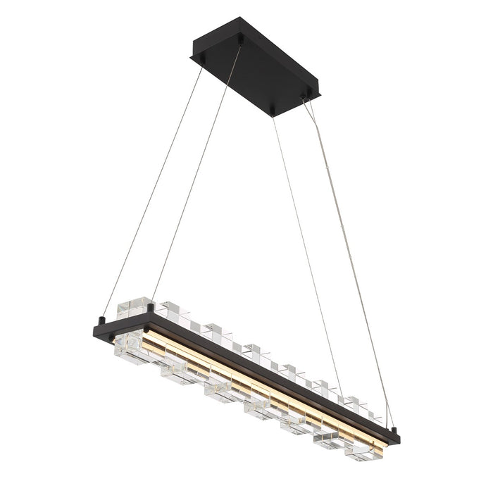 Eurofase 45717-017 LED Island Chandelier, Black