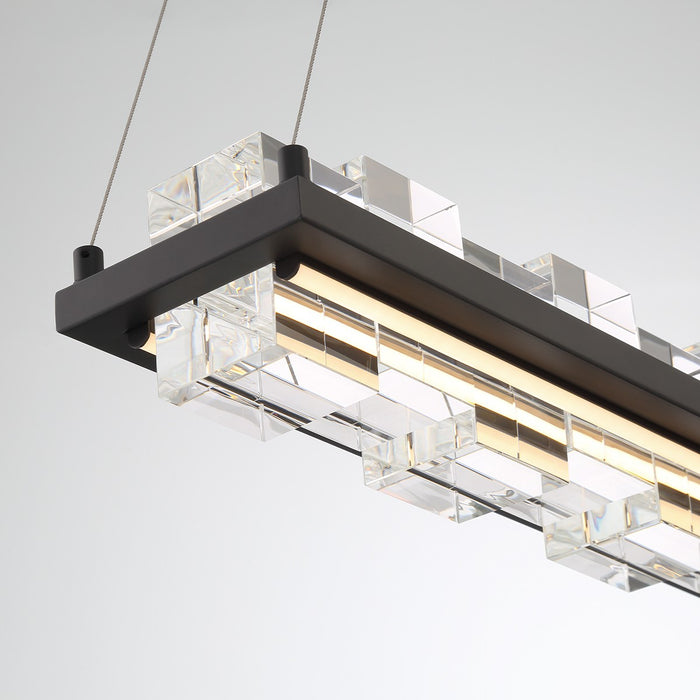 Eurofase 45717-017 LED Island Chandelier, Black
