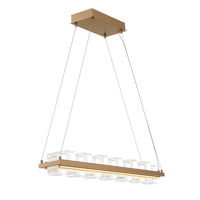 Eurofase 45717-024 LED Island Chandelier, Gold