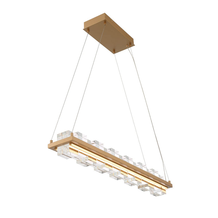 Eurofase 45717-024 LED Island Chandelier, Gold