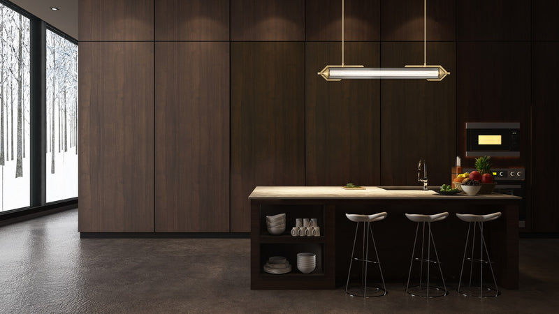 Eurofase 45715-025 LED Chandelier, Gold