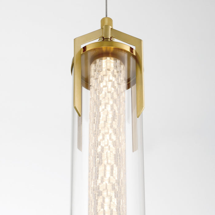 Eurofase 45716-027 LED Pendant, Gold