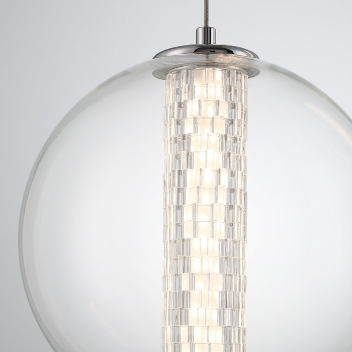 Eurofase 45735-011 LED Pendant, Chrome
