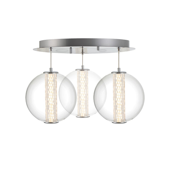 Eurofase 45736-018 LED Pendant, Chrome