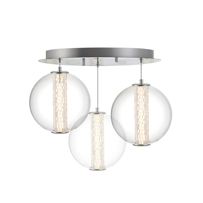 Eurofase 45736-018 LED Pendant, Chrome