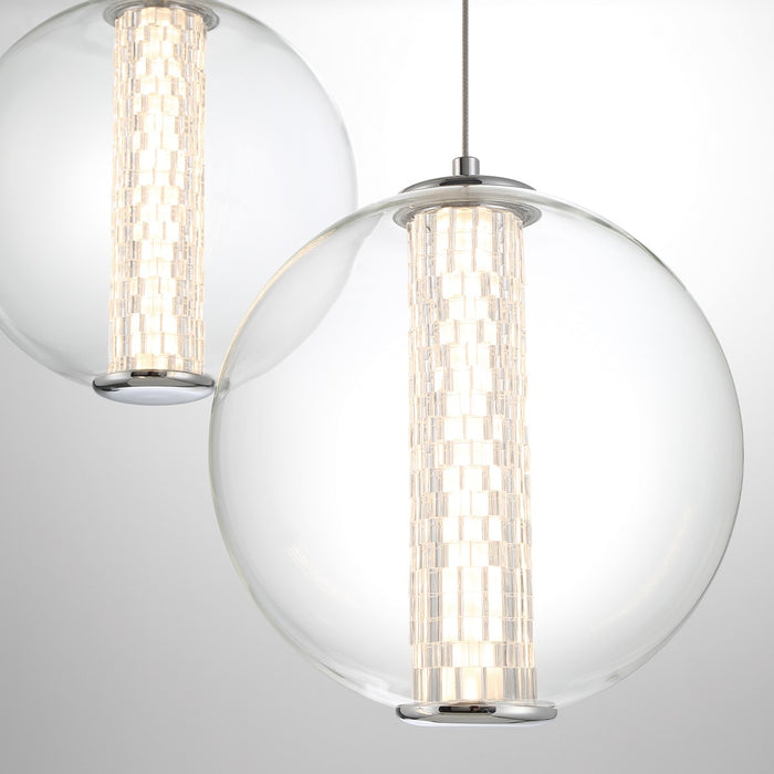 Eurofase 45736-018 LED Pendant, Chrome
