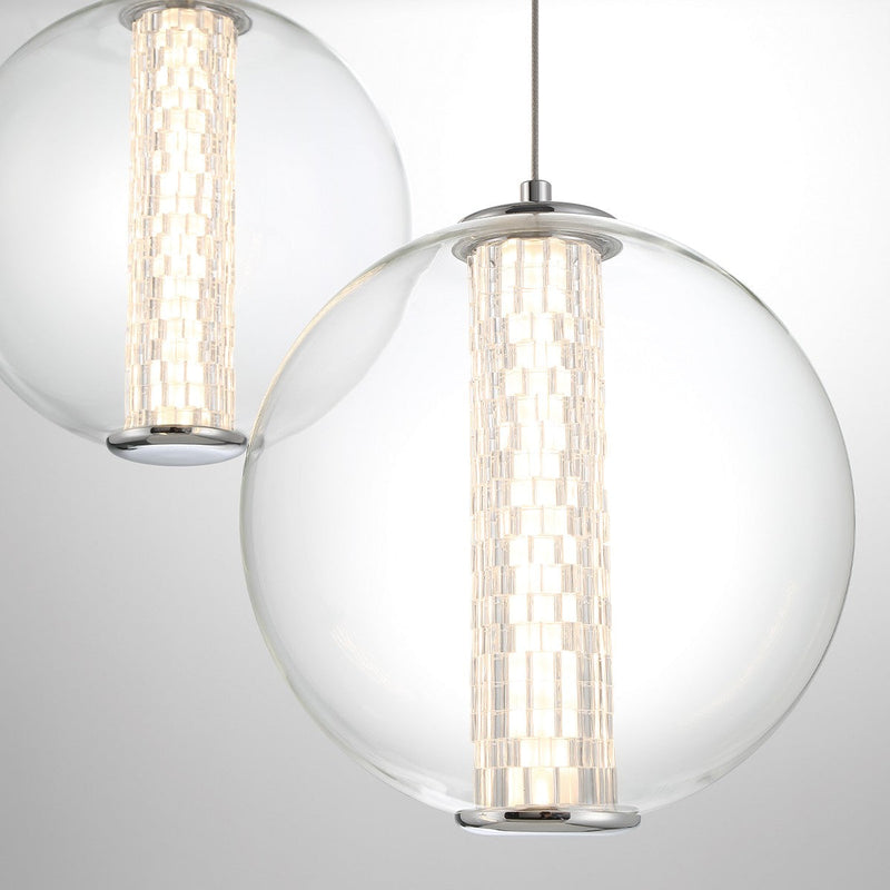 Eurofase 45736-018 LED Pendant, Chrome (Display - Final Sale)