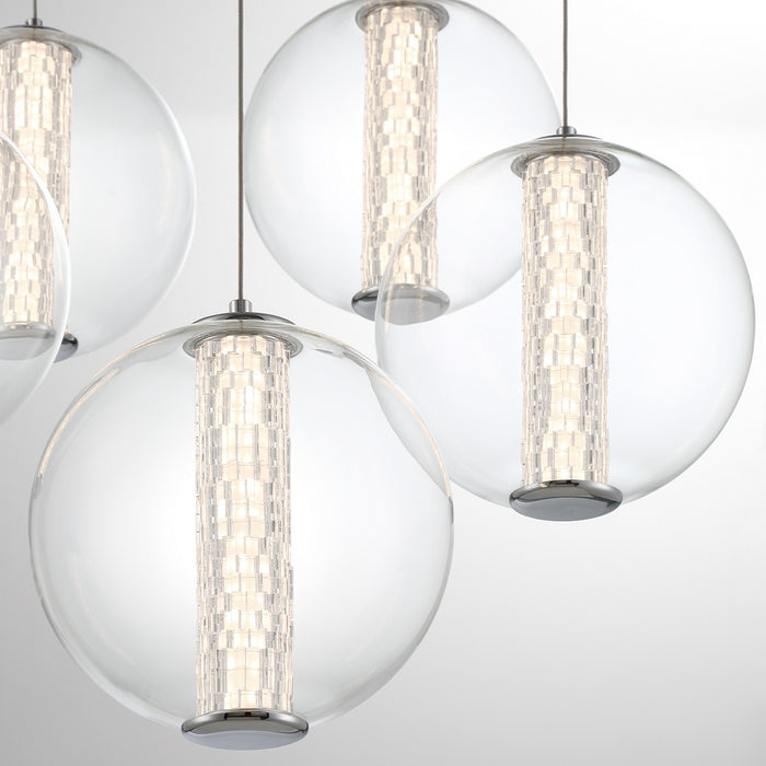 Eurofase 45737-015 LED Pendant, Chrome