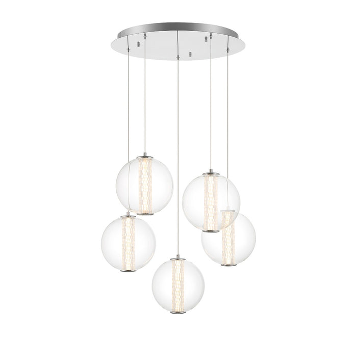 Eurofase 45737-015 LED Pendant, Chrome