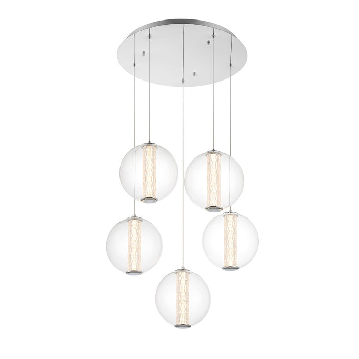 Eurofase 45737-015 LED Pendant, Chrome