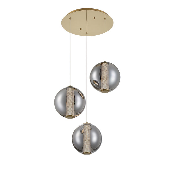 Eurofase 45736-024 LED Pendant, Gold