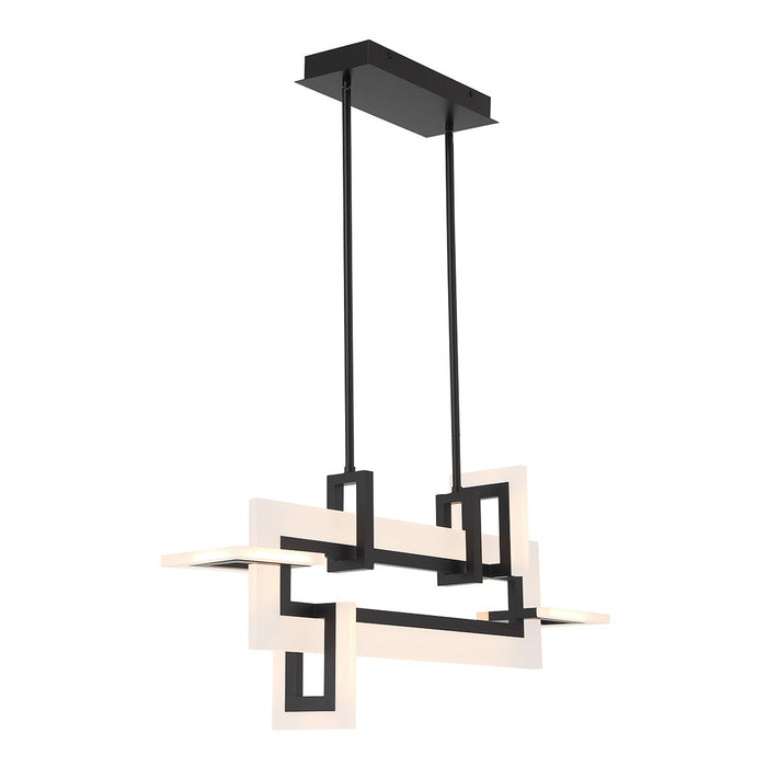 Eurofase 45718-022 LED Chandelier, Black