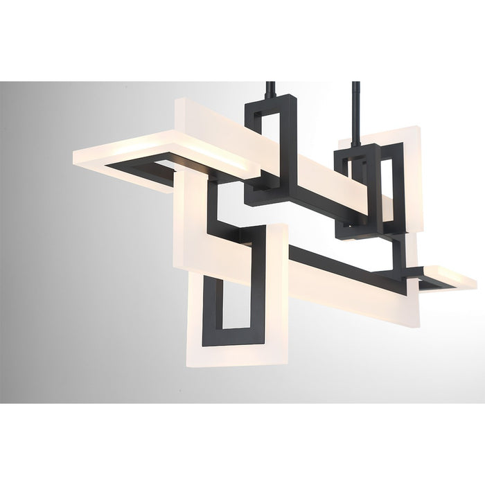 Eurofase 45718-022 LED Chandelier, Black