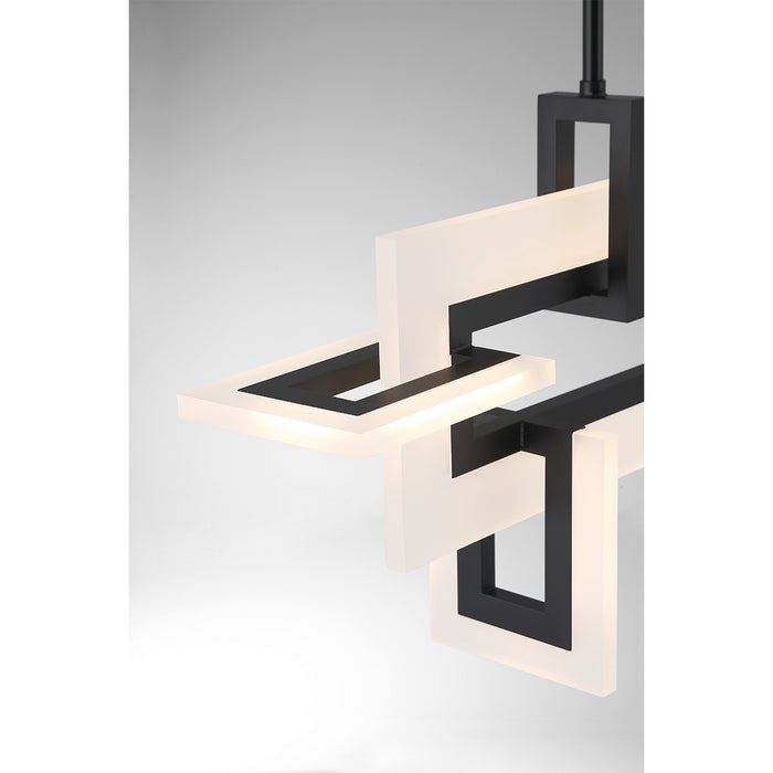 Eurofase 45718-022 LED Chandelier, Black